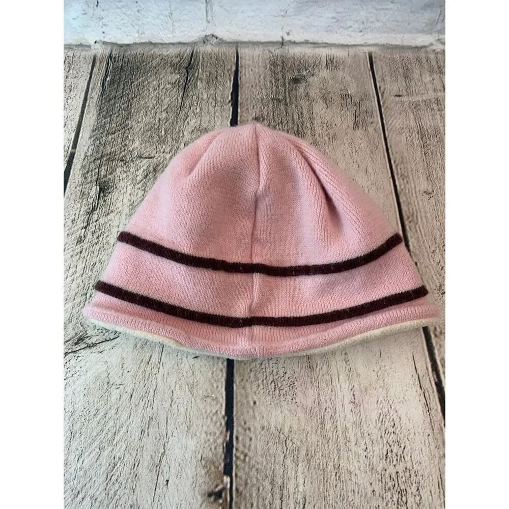 THE NORTH FACE Girl’s Pink/Maroon Beanie